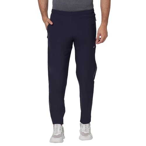 Image of berge' Men's Polyester Track Pant with Secure Zipper Side Pockets for Sports|Exercise|Gym|Running|Casual Wear|Lower Tracks Pant