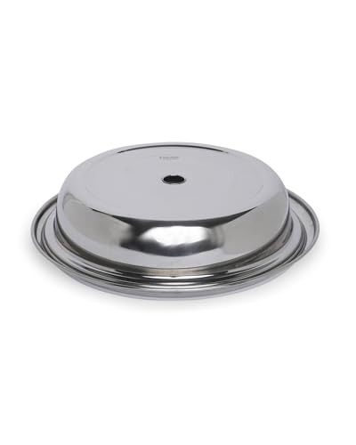Image of KMW Stainless Steel Plate Cover Dome Cover I Food Grade, Hygienic & Durable I Professional Quality for Home & Restaurant use I 30 cm, Large