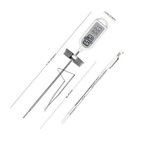 Cdn Dtw450L Waterproof Thermometer - Long Stem White, 8-Inch Long Stem #TOP6