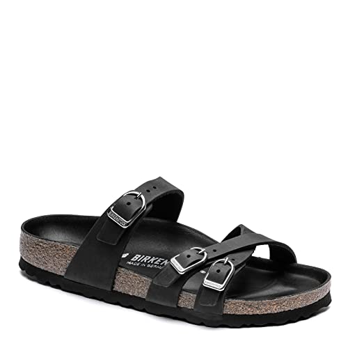 Birkenstock 1017565140 Franca Hex Blk Oil LTR R 40
