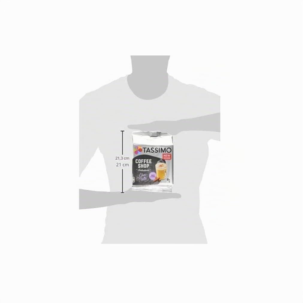 Tassimo Chai Latte Kaffeepads (10 Stück, insgesamt 80 Kapseln, 80 Portionen)