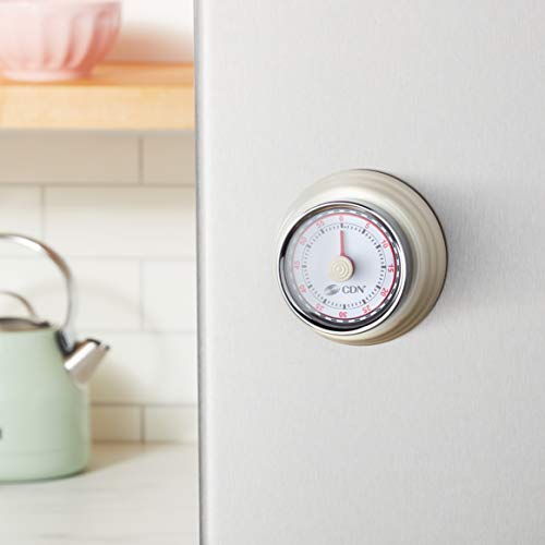 Cdn Compact 60 Min Mechanical Timer-White, White #TOP3