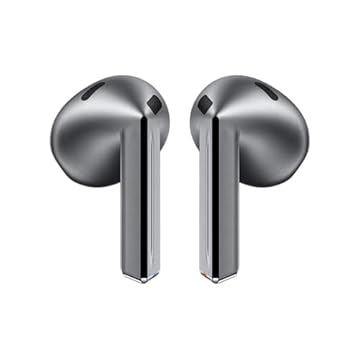Samsung Galaxy Buds3, Fone de Ouvido sem fio, Cancelamento ativo de Ruído, Galaxy AI - Cinza