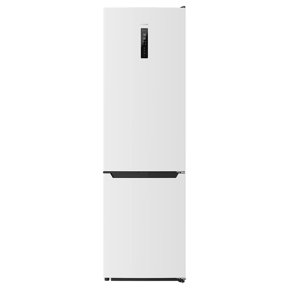 Cecotec Frigorífico Combi 2 Puertas Bolero CoolMarket Combi 322 White D. 322 L, Altura 185 y 60 cm de Ancho, Bajo Consumo, Motor Inverter, Sistema Multi Air Flow, Total No frost