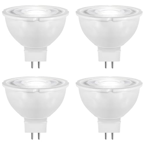 Long Life Lamp Company MR16 LED Bulb Cool White 5W GU5.3 12V Spot Light 4 Pack Non Dimmable