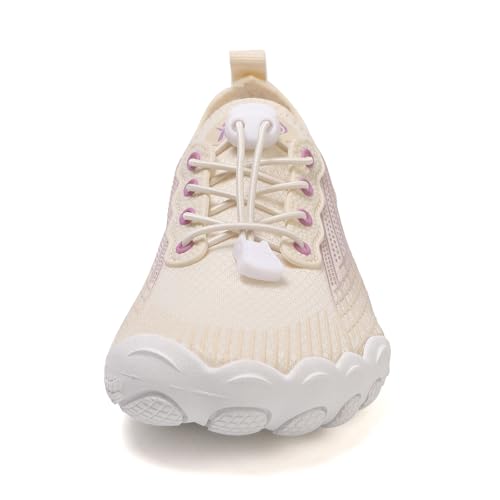 Image of Water Shoes for Men and Women, Barefoot Aqua Socks, Wide Fit Beach Swimming Pool Shoes, Anti-Slip Outdoor Walking Hiking Kayaking Diving Surfing