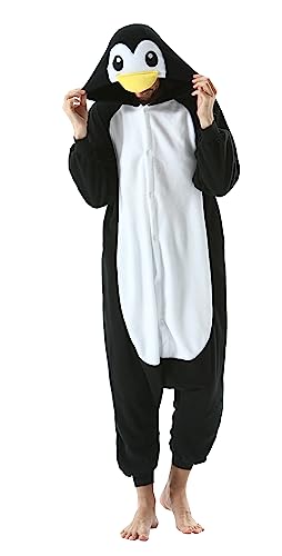 Simzoo Pigiama Intero Animali Unisex Kigurumi Adulto Carnevale Onesie Cosplay Halloween Costume per Donna Uomo Sleepwear