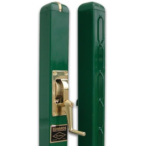 Edwards Wimbledon 3 Inch Square Tennis Posts (Green)