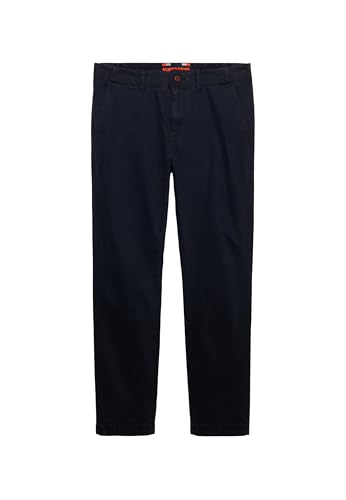Superdry Homme Pantalon Chino International, Eclipse Navy, 36W x 32L
