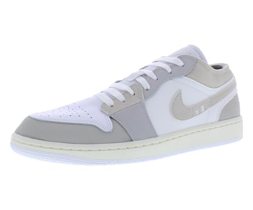 Nike Air Jordan 1 Low Men's Shoes Tech Grey/LT Orewood