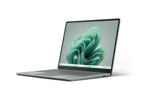 Image of Microsoft Surface Laptop Go 3 (2023) - 12.4-inch Touchscreen, Intel i5-1235U, 8GB RAM, 256GB SSD, Windows 11, Sage (Renewed)