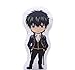 Anime GINTAMA Hijikata Toushirou Coussin Doux Polyester Fermeture glissière cachée Oreiller décoratif Coussin, Appliquer décoration voiture Maison Canapé Literie, taille 50CM