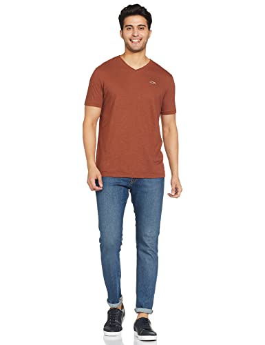 Image of Max Men's Regular Shirt (SLBBTVN01BROWN Brown M)