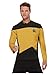 Produktbild Smiffys 52446S Offiziell lizenzierte Star Trek, The Next Generation Operations Uniform, Herren, Sterne, gelb, S - Size 34"-36"