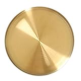 ⛺Alta calidad: la bandeja está hecha de acero inoxidable dorado, duradero y brillante, que puede iluminar su habitación y es una opción ideal para la decoración del hogar.