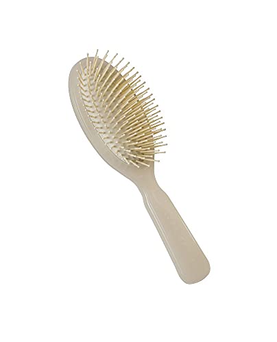 ACCA KAPPA EYE Bioacetate Oval Hair Brush Ivory for Men and Women image 2