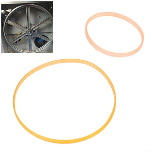 Courroie de moteur de rechange pour scie à ruban – Convoyeur nervuré en V de 340 mm pour scie à bois de 25,4 cm et 620 mm pour scies à bois de 30,5 cm, orange (620...
