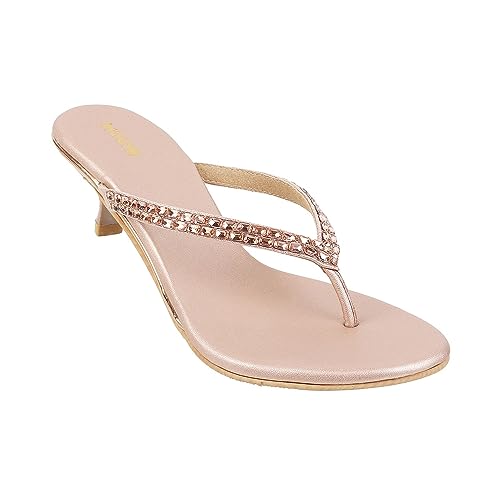 Image of Mochi Women Kitten Heel Fashion Sandal