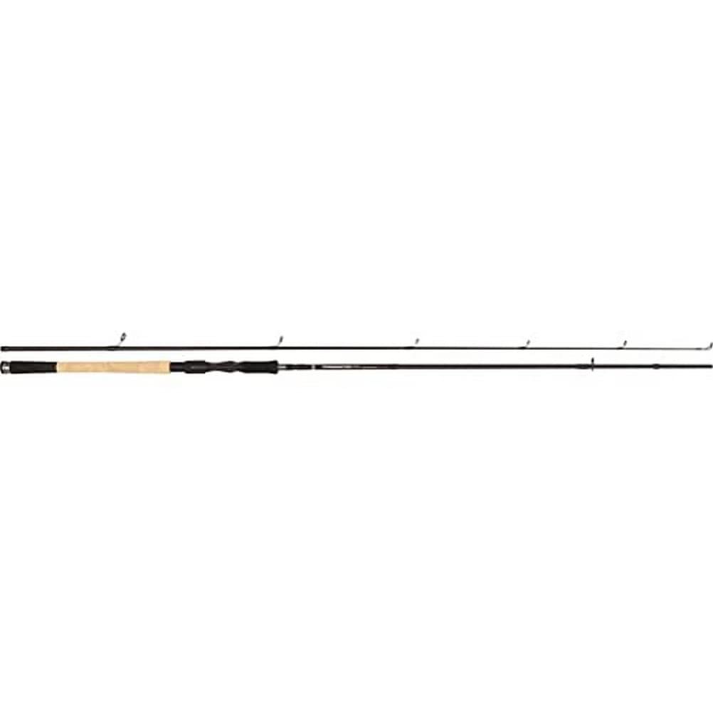 Abu Garcia Tormentor Travel & Overseas Spinning Rod - Slim Blank, Premium Cork Handle, All-Round Predator Fishing Rod, Black, 2.74m |15-45g