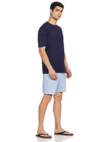 Image of Marks & Spencer Men's Cotton Solid Pajama Set