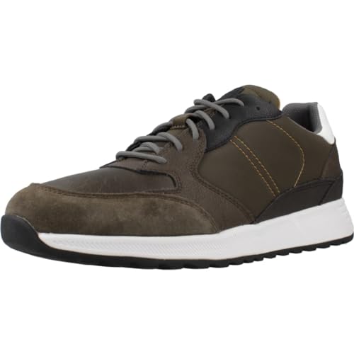 Geox U Molveno A, Zapatillas Hombre, Military, 45 EU