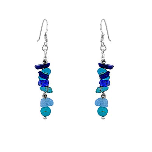 Tuscany Silver Pendientes de mujer con plata (925/1000), Turquesa