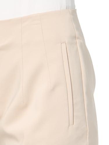 H HALSTON Women's Straight Leg High Waisted Pintuck Pant3