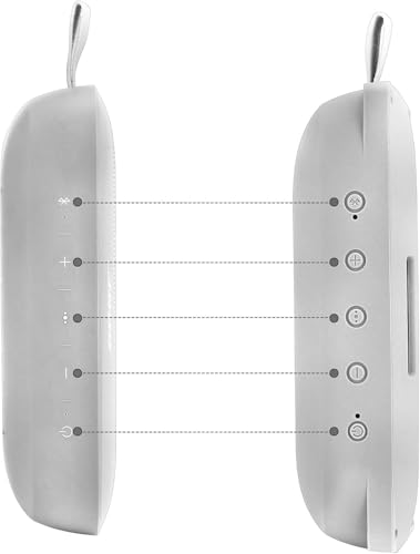 Image of co2CREA Soft Silicone Case Replacement for Bose SoundLink Flex Bluetooth Portable Speaker (Silicone Case, White Smoke Case)