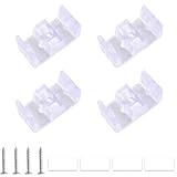 INCREWAY 4PCS Framed Sliding Silicone Shower Door Opaque Bumpers Suitable for All Kinds of Shower Glass Moving Doors, Clear Shower Doors