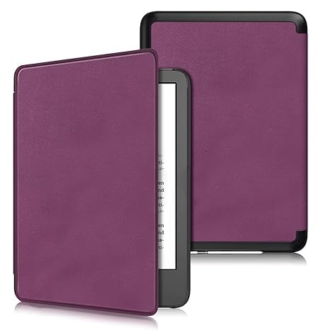 ProElite Cover Case for Kindle Paperwhite 12th Gen 7 inch Case, Slim Smart Flip case Cover for Amazon Kindle Paperwhite 12th Generation 7 inch 2024, Purple