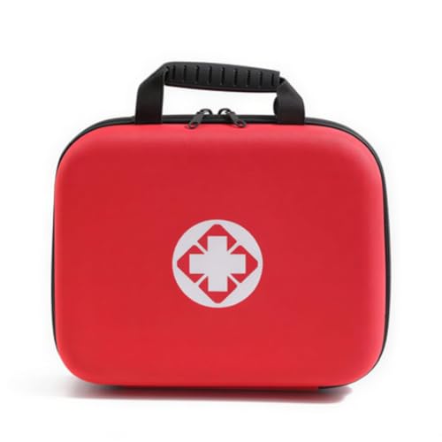 Image of FunBlast Canvas First Aid Pouch - Portable Medicine Bag for Travel, Medicine Storage Bag, Pill Organizer, Zippered Medicines Bag for School, Travel, Camping (Big)