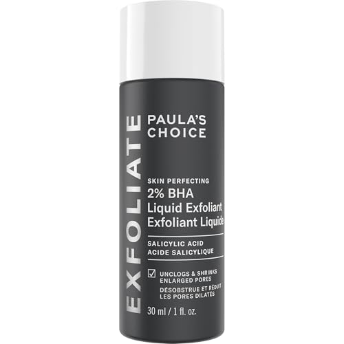 Paula's Choice Skin Perfecting 2% BHA Liquid Salicylic Acid Exfoliant, Gentle Facial Exfoliator for...