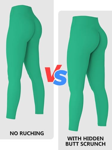 Image of Sunzel Sunzfly Invisible Butt Scrunch Workout Leggings for Women, Butt Lifting High Waisted Gym Yoga Pants with Tummy Control