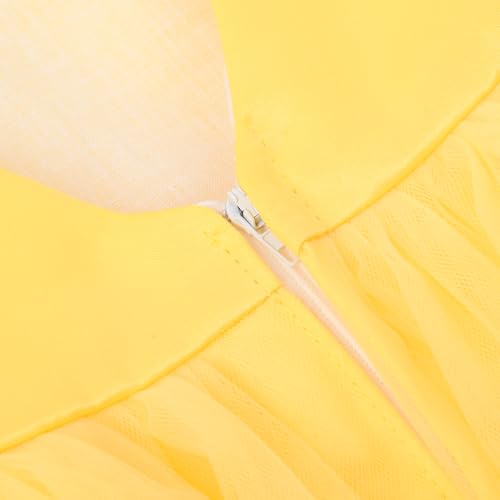 Image of JerrisApparel Flower Girls Dress Wedding Satin Dresses Princess Birthday Party Prom Ball Gown