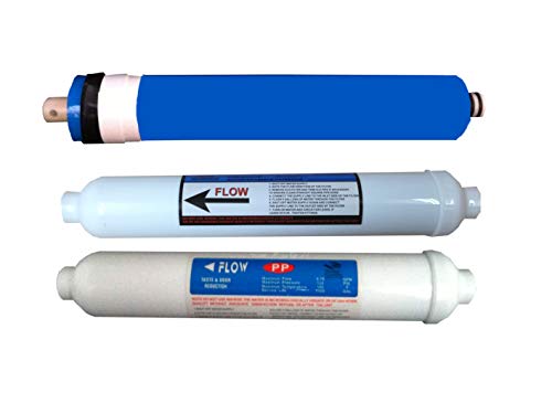 Vervangende Filter Set voor 50gpd REVERSE OSMOSIS AQUARIUM WATER FILTER SYSTEEM 3 fase TROPICAL FISH, MARINE, DISCUS