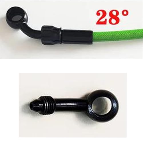 Manguera de tubo M10 en acero inoxidable trenzado para embrague hidráulico duradero 6
