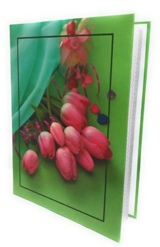 Image of Natraj Series Photo Album with Extra Clear PVC Film 200 Photos (Photo Size Supported: 4x6 Inches, Multicolour) (Design 12)