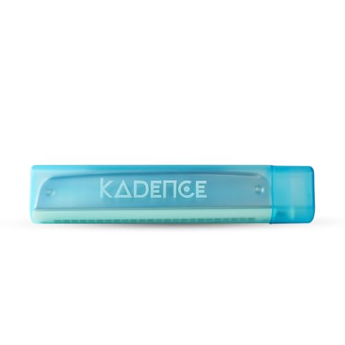 Image of Kadence SC24 Touring Series 24-Hole Chromatic Harmonica (Mouth Organ) | C Major | ABS Comb with Brass Reed Plates & Stainless Steel Coverplates | Includes Fiber Case | Chrome