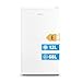 COMFEE' RCD115WH2 Frigorifero Piccolo con Freezer 80 Liter, Frigo Monoporta, Bassa Rumorosità 39db, Porta Reversibile, Compressore Inverter, Luce LED, Adatto per Casa, Ufficio, Camera, Bianco