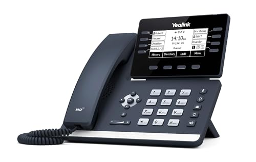 Teléfono IP Yealink T53 con adaptadores de energía incluidos miniatura 3
