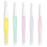 Reessy Large Crochet Hooks Set, 5 Macaron Jumbo Crochet Hooks Set(8mm/10mm/12mm/15mm/20mm), Soft Grip for Arthritic Hands, Large Crochet Hook for Chunky Yarn, Blanket & DIY Crafts