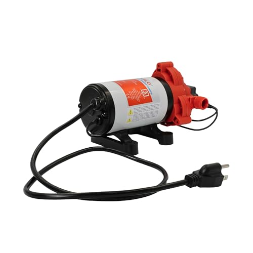 SEAFLO 33 Series Water 110V AC Pressure Pump - 115V AC, 3.3 GPM, 45 PSI, Self Priming, Smart Pressure Switch, for RV/Caravan/Marine/Industrial Use-NSF, CE & Rohs Certified, UL Listed, 4-Year Warranty