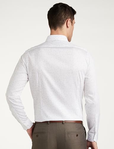 Image of Van Heusen Formal Printed Shirt for Men| Premium Cotton| Full Sleeves| Slim Fit |Breathable Fabric