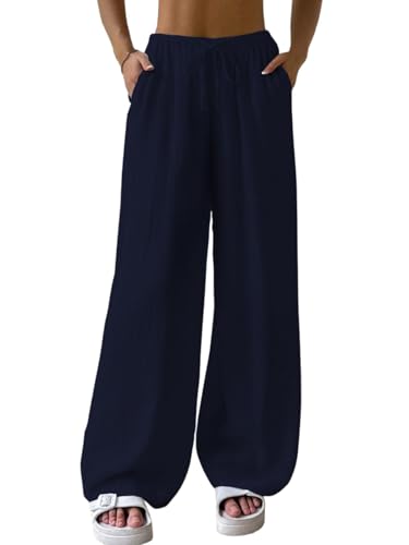 Image of GRECIILOOKS High Waist Trousers for Women - Flared Korean Style Formal Pants | Elegant Workwear for Office, College & Events (Available in Plus Size)