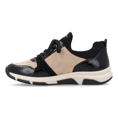 Rieker Wmn's D1S02-04 Black Bone Sneaker4