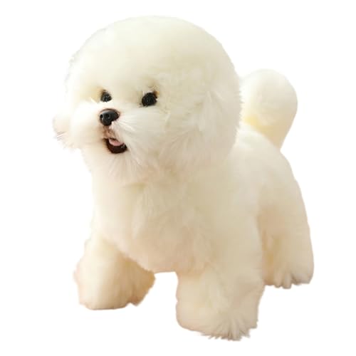Jouet d'interaction bichon en peluche lavable pour stimuler l'éveil - 7