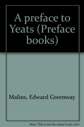 A preface to Yeats (Preface books) 0684140764 Book Cover