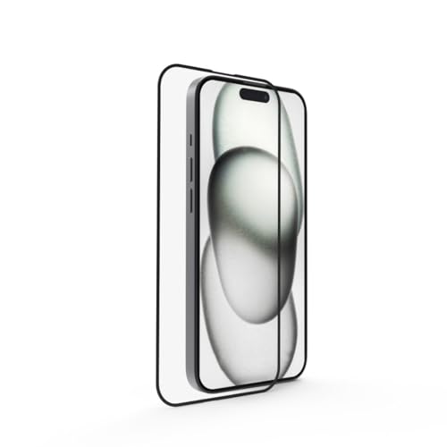 Hama "Extreme Protect Film de Protection pour iPhone 15 - Verre Trempé D3O®, Matériau Ultraclear HD, Cadre d'Installation Simple & Rapide, Anti Traces de Doigts, Anti-Rayures