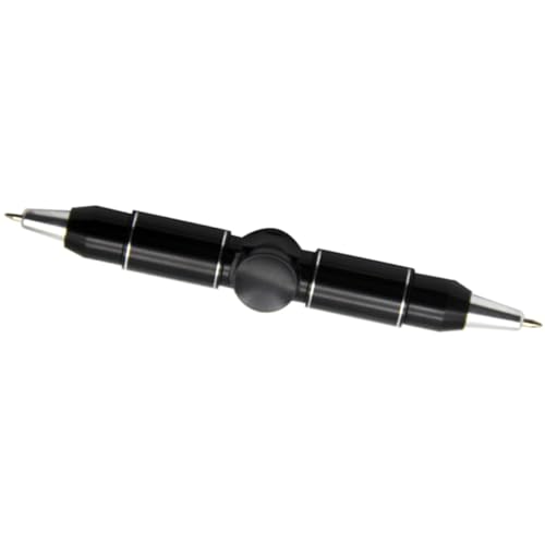 Stylo anti-stress en métal noir 0.3 mm pour le bureau