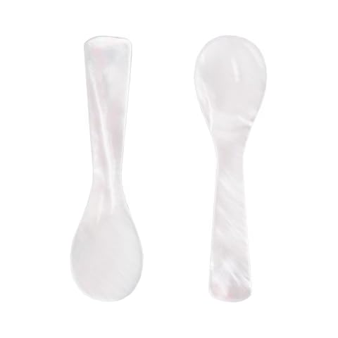 GDMINLO Mother of Pearl Caviar Spoons 2-Pack Cover